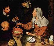Diego Velazquez Old Woman Frying Eggs Spain oil painting artist